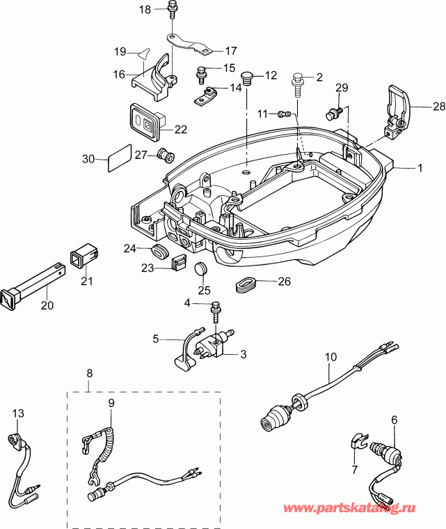 �������� ��������� ����� ������� B10TEL4AAA  - lower Engine Cover - ������ ������ ���������