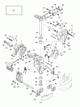 16-4_stern & ���������� ��������� (el Models) (16-4_stern & Swivel Bracket (el Models))