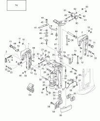 16-4_stern & ���������� ��������� (pl, Px, Tp, Models) (16-4_stern & Swivel Bracket (pl, Px, Tp, Models))