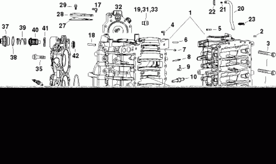 �������� ����� ������� E130DSLAAB  - cylinder & Crankcase / ������� & ������ ���������