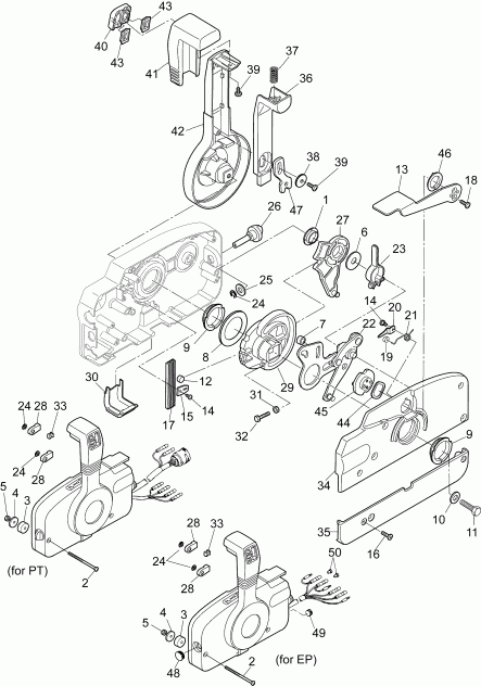  EVINRUDE E15RL4AAA  - ������ ����� ������������� ����������