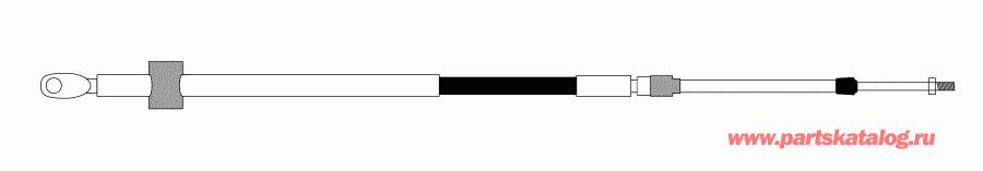 ��������� �������� ����� Evinrude E15TEL4AAA  - control Cables - Portable 4-stroke/sae