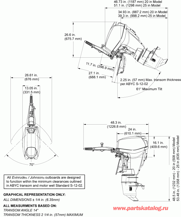 ��������� ����� ������� E30DTLAAB  - Power Tilt, Tiller Steer
