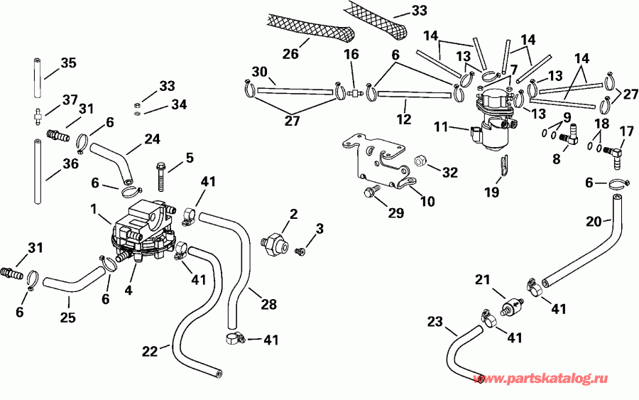 ����� EVINRUDE E115FPLSSR FFI, Elec Start, TNT, 20 IN.   - l Components