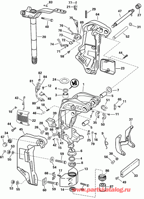 ��������� EVINRUDE E115FPXSSR FFI, Elec Start, TNT, 25 IN.s  - dsection / dsection