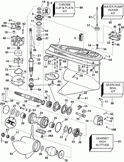 �������� ����� ������� E150FPXSSV FFI, Elec Start, TNT, 20 IN.   - Standard Rotation - Fpl, Fl Models - �������� Rotation - Fpl, Fl Models