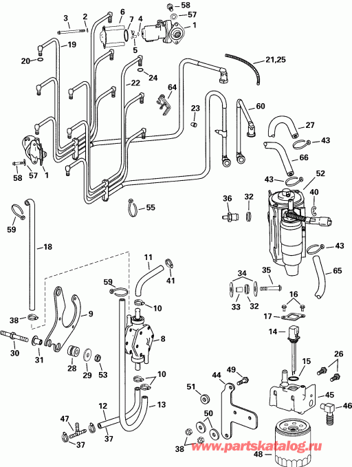��������� EVINRUDE E200FPLSSC FFI, Elec Start, TNT, 20 IN s  - el Components