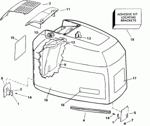 ������ ��������� (�����) - Johnson (Engine Cover - Johnson)