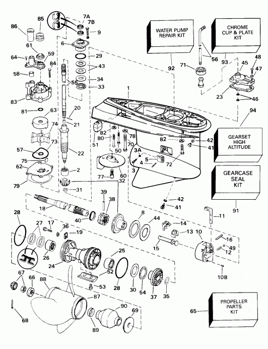�������� ����� EVINRUDE E200WPXSSC Commercial, Elec Start, TNT,   - arcase