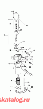 ��������� �������� ����� Evinrude E225FPXSSC FFI, Elec Start, TNT, 25 IN s  - arter Motor - arter Motor
