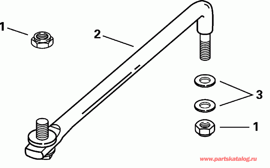 ����� EVINRUDE RE115FPLSSH FFI, Elec Start, TNT, 20 IN.  - eering Link Kit - ee������ ����������� Kit