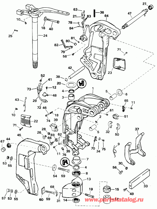 �������� ����� EVINRUDE RE225FGSSH FFI, Elec Start, TNT, 20 IN s  - ern & Swivel Bracket