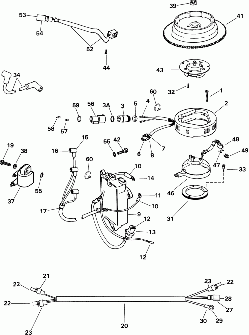 �������� ����� EVINRUDE BE35ARSIB rope start, tiller, 15 in shaf  - A, R, rl, rv, rvl - A, R,rl,rv,rvl