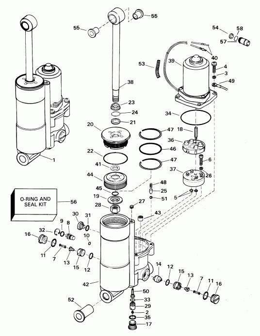 �������� ����� EVINRUDE BE35KSIE elec start, tiller, 15 in shaft  - wer Trim/tilt - wer Trim / tilt
