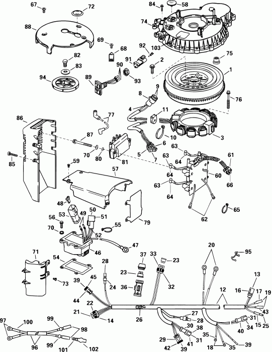 ��������� ������� E100WPLSIF commercial, elec start, 20 in  - nition System