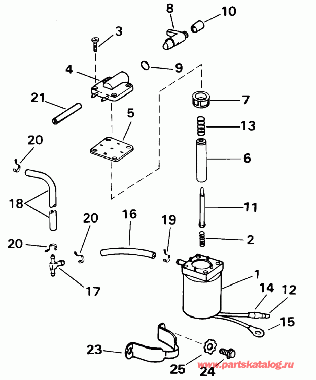 ����� EVINRUDE E10RV4SIC 4-stroke, rope start, tiller,   - ectric Primer System - ectric Primer System