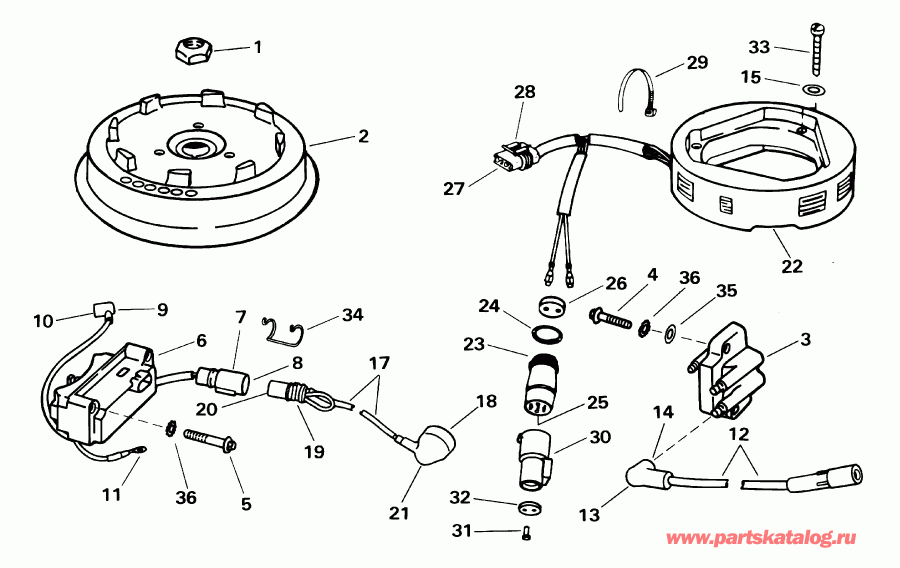 ��������� �������� ����� Evinrude E10TEX4SID 4-stroke, elec start, tiller,  - Rope / ����