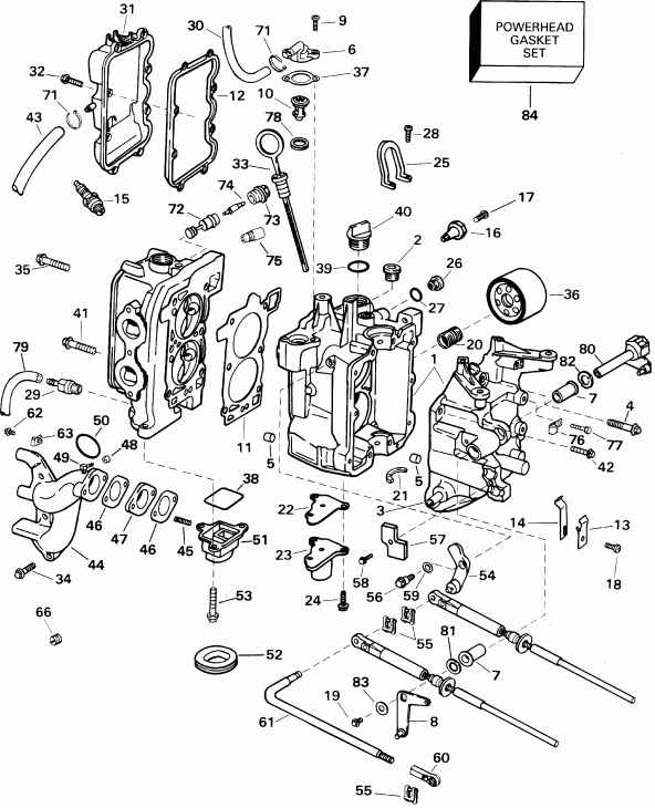 ����� ������� E10TVX4SIC 4-stroke, elec start, tiller,  - linder & ������ ���������