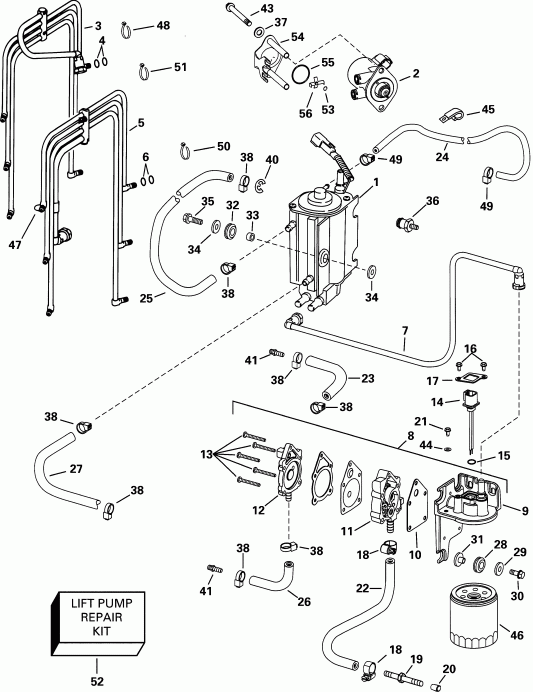 �������� ����� Evinrude E135FSLSIF FFI, elec start, TNT, 20 in s  - el Components