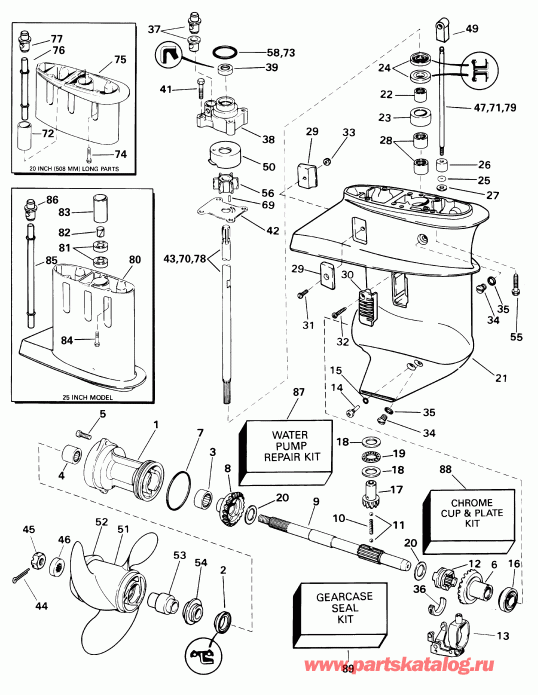 �������� ����� EVINRUDE E15EL4SID 4-stroke, elec start, 20 in sh  - arcase / arcase