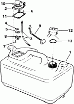 ��������� ���- 6 ������ (�����) (Fuel Tank- 6 Gallon (optional))