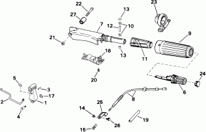 ������� ������� & ������������� Handle (Steering & Shift Handle)