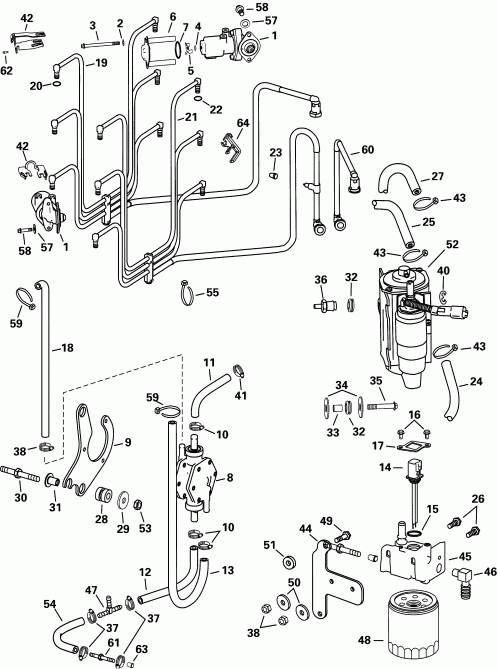 ��������� ��������� EVINRUDE E250FPZSIF FFI, elec start, TNT, 30 in s  - el Components - el Components