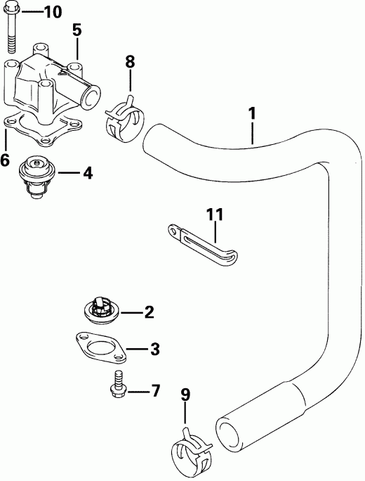 ����� Evinrude E25TE4SIC 4-Stroke, Elec. Start, Tiller,  - ermostat - ermostat
