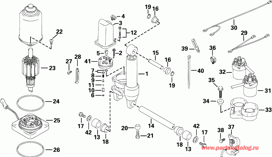 ��������� �������� ����� EVINRUDE E30RL4SIC 4-Stroke, Rope Start, Tiller,   - wer Trim / tilt Hydraulic / wer Trim/tilt Hydraulic