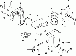 Stern & ���������� ��������� (Stern & Swivel Bracket)