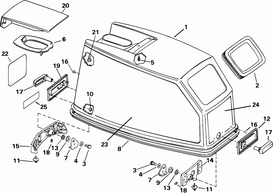 ��������� ������� E55WRLSIR commercial, rope start, 20 in   - gine ������