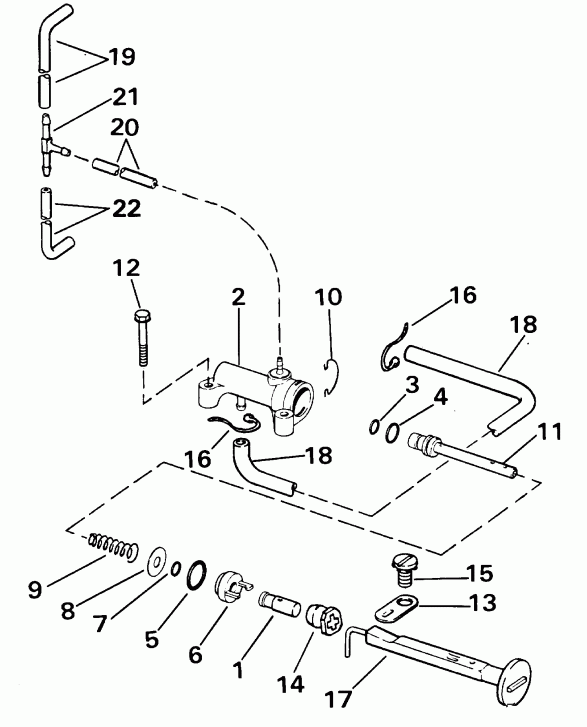 ��������� EVINRUDE E55WRSIR commercial, rope start, 15 in s  - imer System / imer System