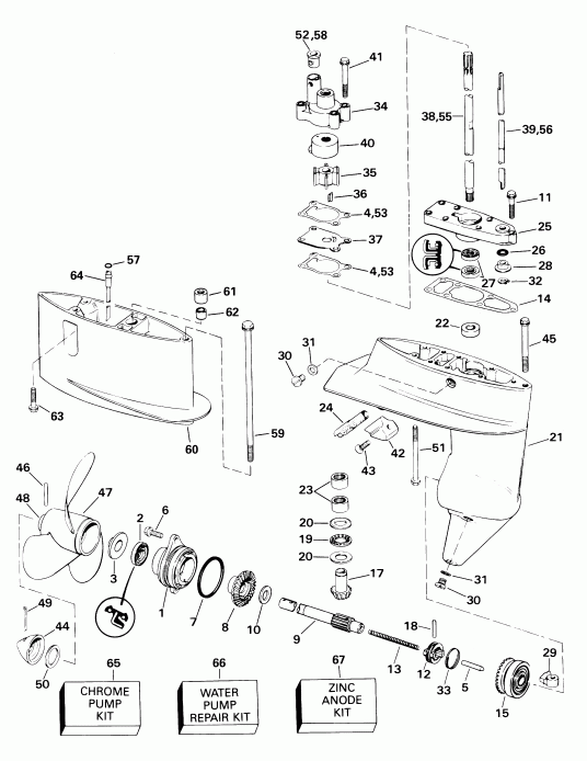  Evinrude E6RL4SIE 4-stroke, rope start, tiller, 2  - arcase / arcase
