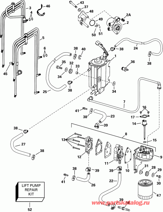 ��������� ��������� EVINRUDE E75FPLSIF FFI, elec start, TNT, 20 in sh  - el Components / el Components