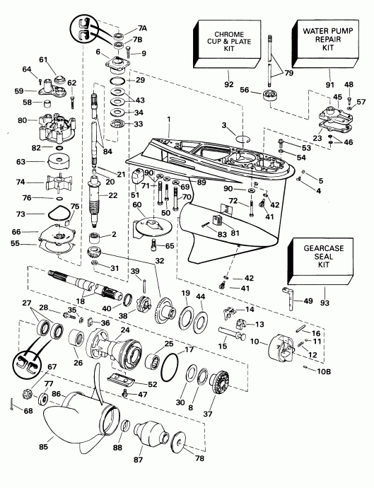 ��������� �������� ����� EVINRUDE E75FPLSIF FFI, elec start, TNT, 20 in sh  - Fpl - Fsl - Fl - Fvl - Fss Models - Fpl - Fsl - Fl - Fvl - Fss Models