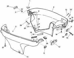������ ������ ��������� (Lower Engine Cover)