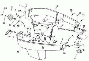 ������ ������ ��������� (Lower Engine Cover)