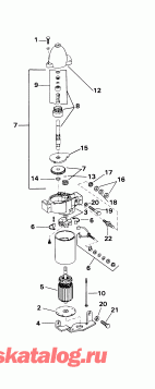 ��������� �������� ����� Evinrude RE225FXSIF FFI, elec start, TNT, 25 in s  - arter Motor - arter Motor