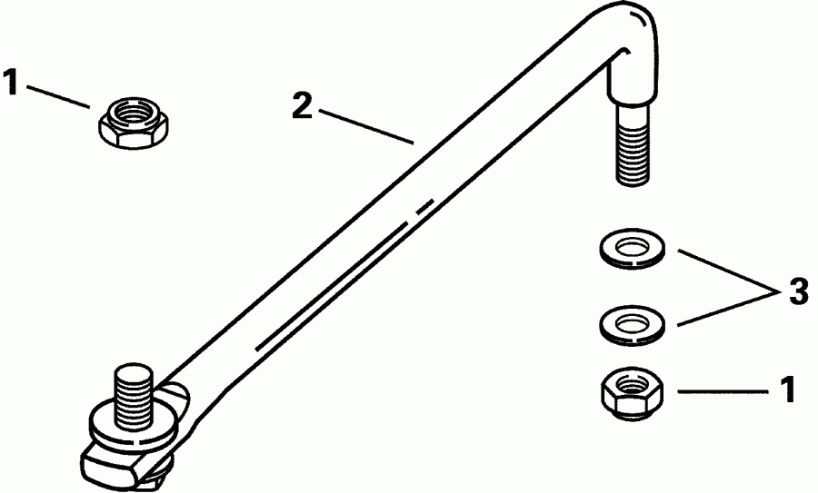 �������� ��������� ����� EVINRUDE RE225FXSIF FFI, elec start, TNT, 25 in s  - eering Link Kit / ee������ ����������� Kit