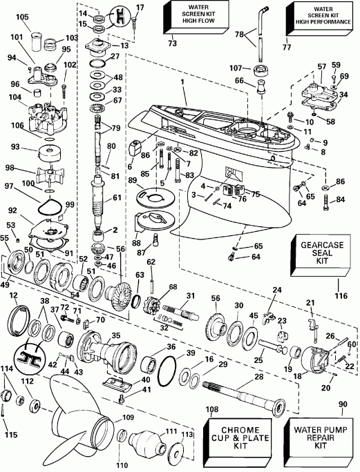 �������� ����� ������� E175FPXSNF Ficht Fuel Injection, 25 in.   - Fcx, Models - Fcx, Models