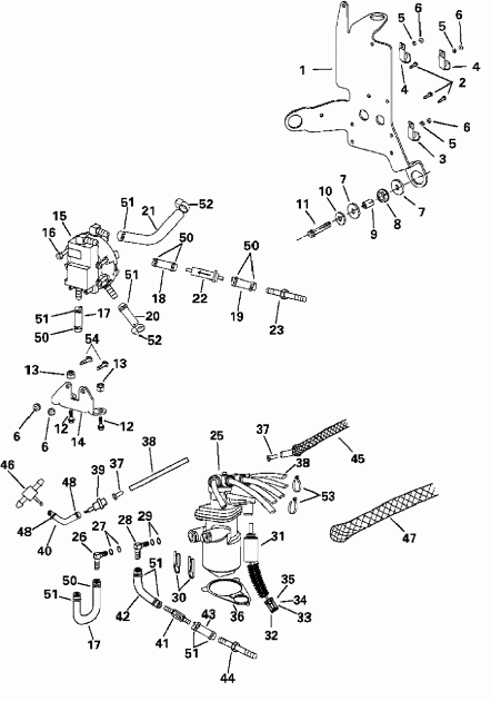  EVINRUDE E200FCXSNF Ficht RAM Injection, 25 in.,   - l System / l System