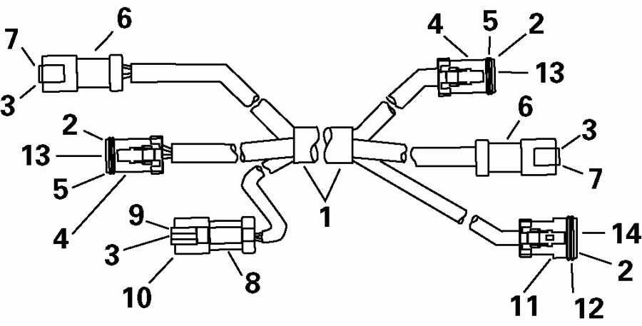 �������� ��������� ����� Evinrude E115FPLSTB  - tension Cable / tension ������