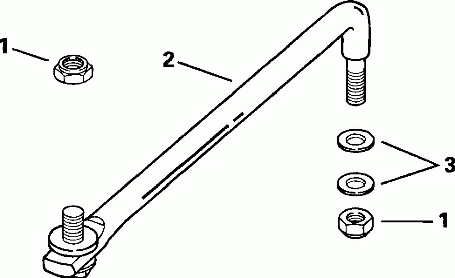 ��������� EVINRUDE E115FPLSTB  - eering Link Kit