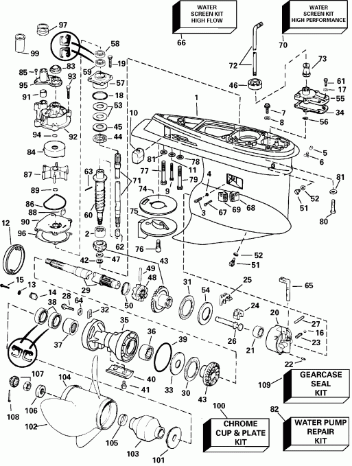  Evinrude E150FPLSTD  - Fpl - Fsl - Fpx Models