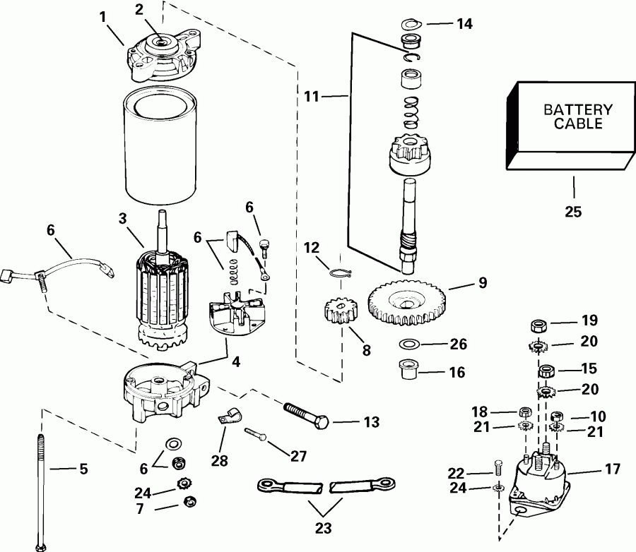 �������� ����� ������� E100FPLSRS  - ectric ������� - ectric Starter