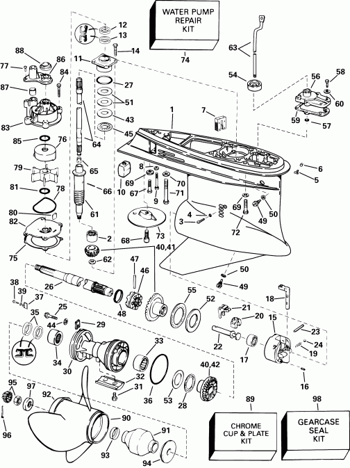 ��������� EVINRUDE E150FHLSRS  - Fhl Model - Fhl Model