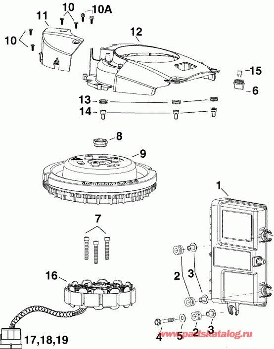 �������� ��������� ����� EVINRUDE E40DPLSRC  - m, ������, �������