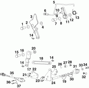 �������� & ������������� ��������� (Throttle & Shift Linkage)