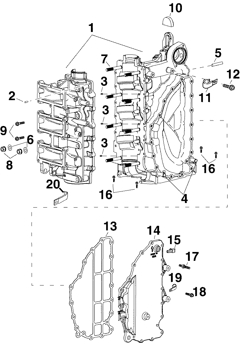 �������� ��������� ����� ������� E90DSLSRC  - linder & ������ ��������� / linder & Crankcase