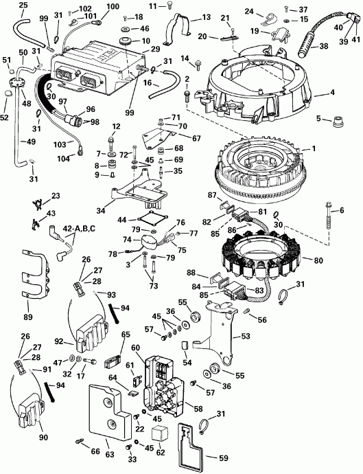  EVINRUDE E135FPLSOB  - ectrical System - ectrical System